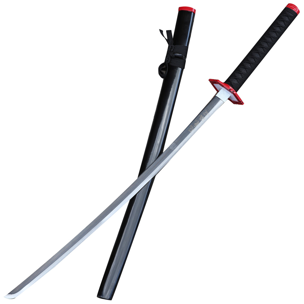 Tomioka Giyu Collectible Demon Slayer Replica Hashira Blue Nichirin Katana Sword Black Version Swords - Tophatter Daily Deals