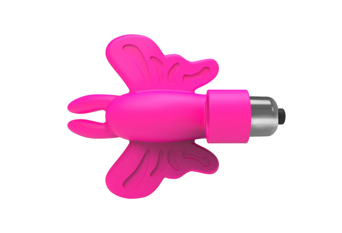 Flirt Finger Butterfly Silicone Vibrator for Clit Stimulation > Vibrators > Finger Vibrators - Tophatter Daily Deals