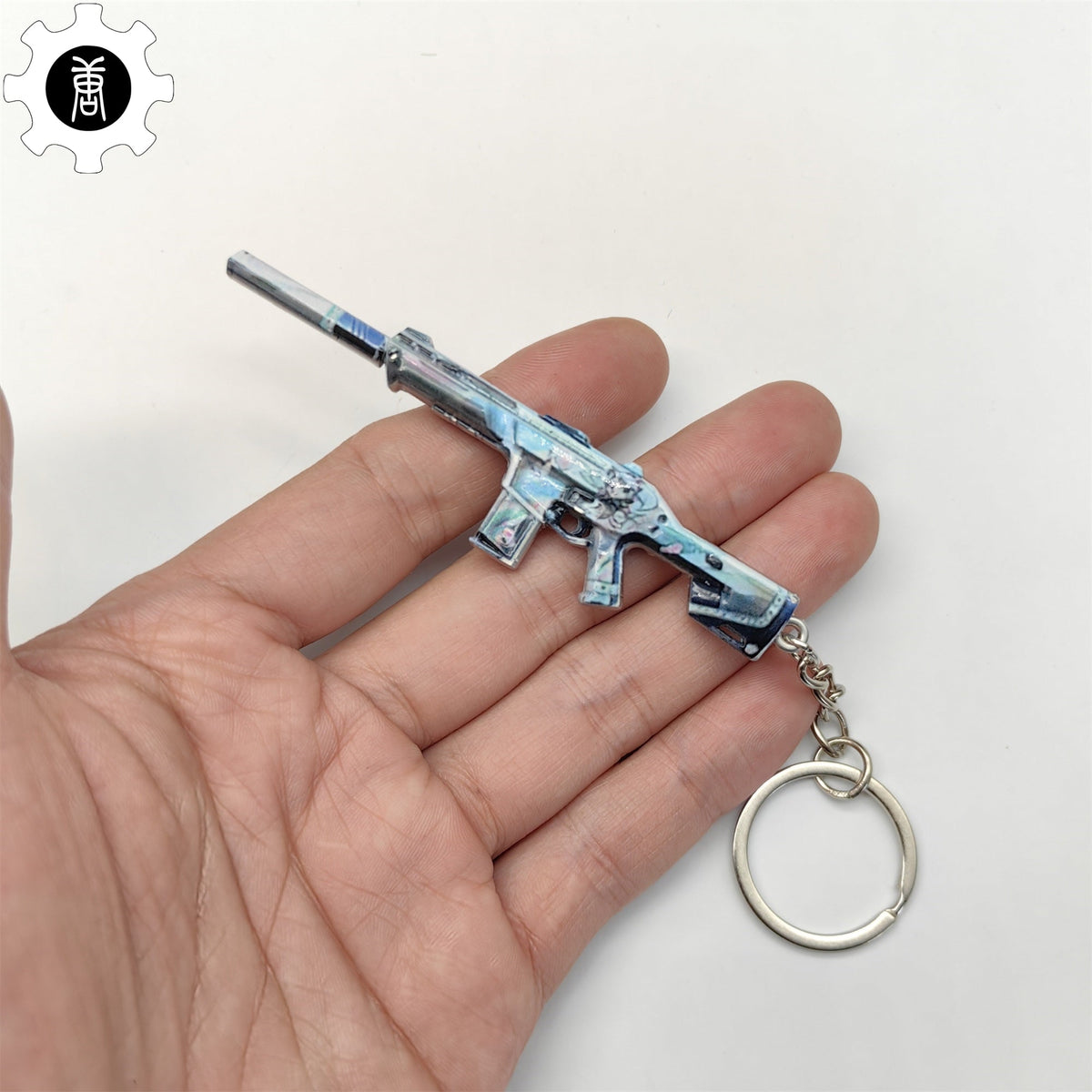 Val Mini 9 Lives Phantom Gun Metal Keychain - Tophatter Daily Deals