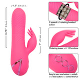 California Dreaming Sacramento Sweetie Pink Dual Stimulator with Rotating Beads and 10 Vibration Modes > Vibrators > Ladies > Rabbit - Tophatter Daily Deals