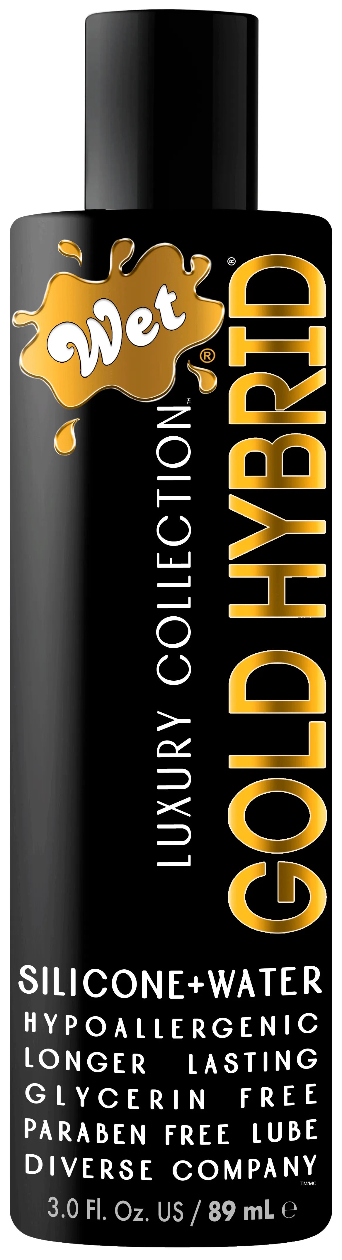 Wet Gold Hybrid Water Silicone Blend – Hypoallergenic Long-Lasting Lubricant 3.1 Fl Oz > Lube > Hybrid - Tophatter Daily Deals