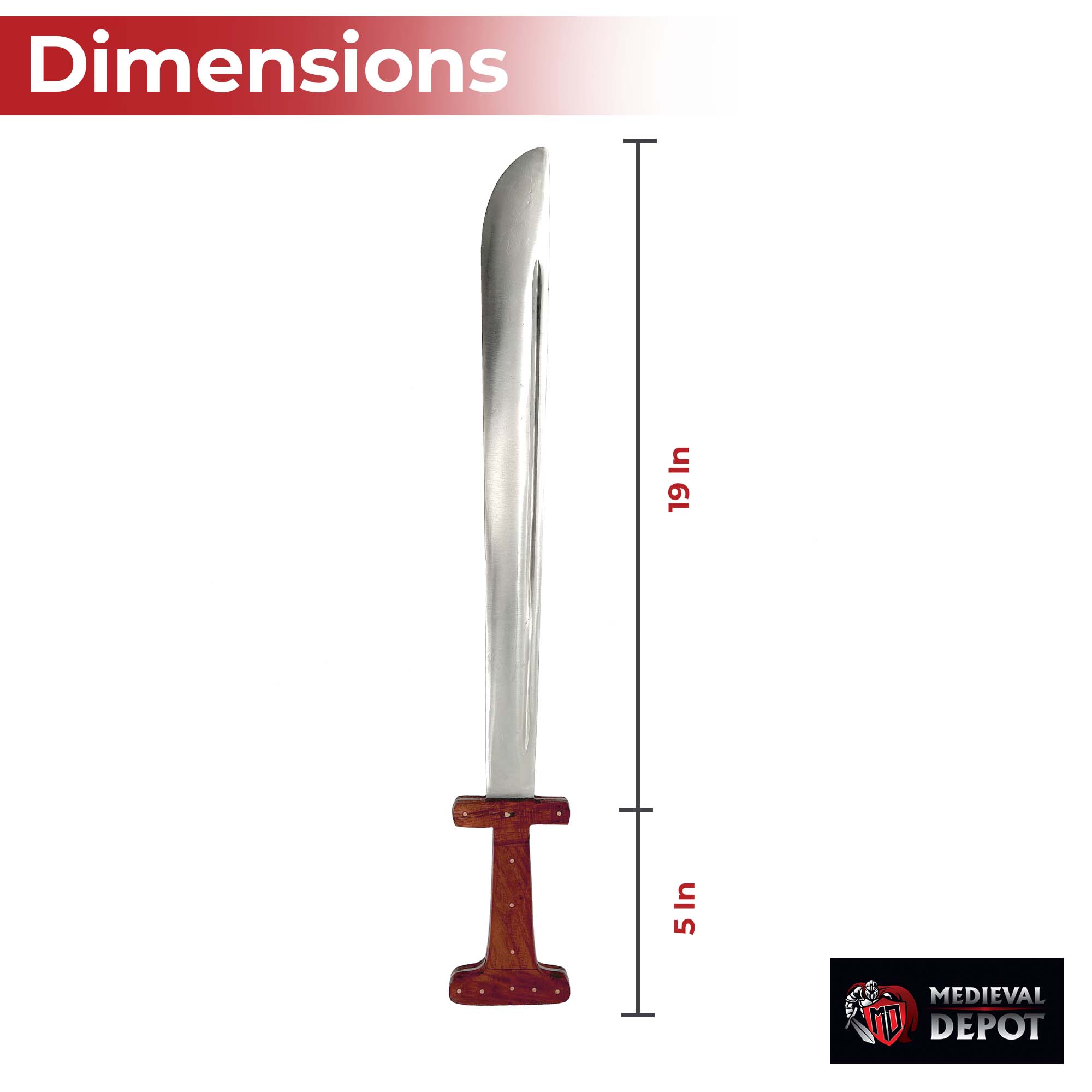 9th Century Simplicity Viking Peterson Type M Hilt Historical Replica Sword Swords - Tophatter Daily Deals