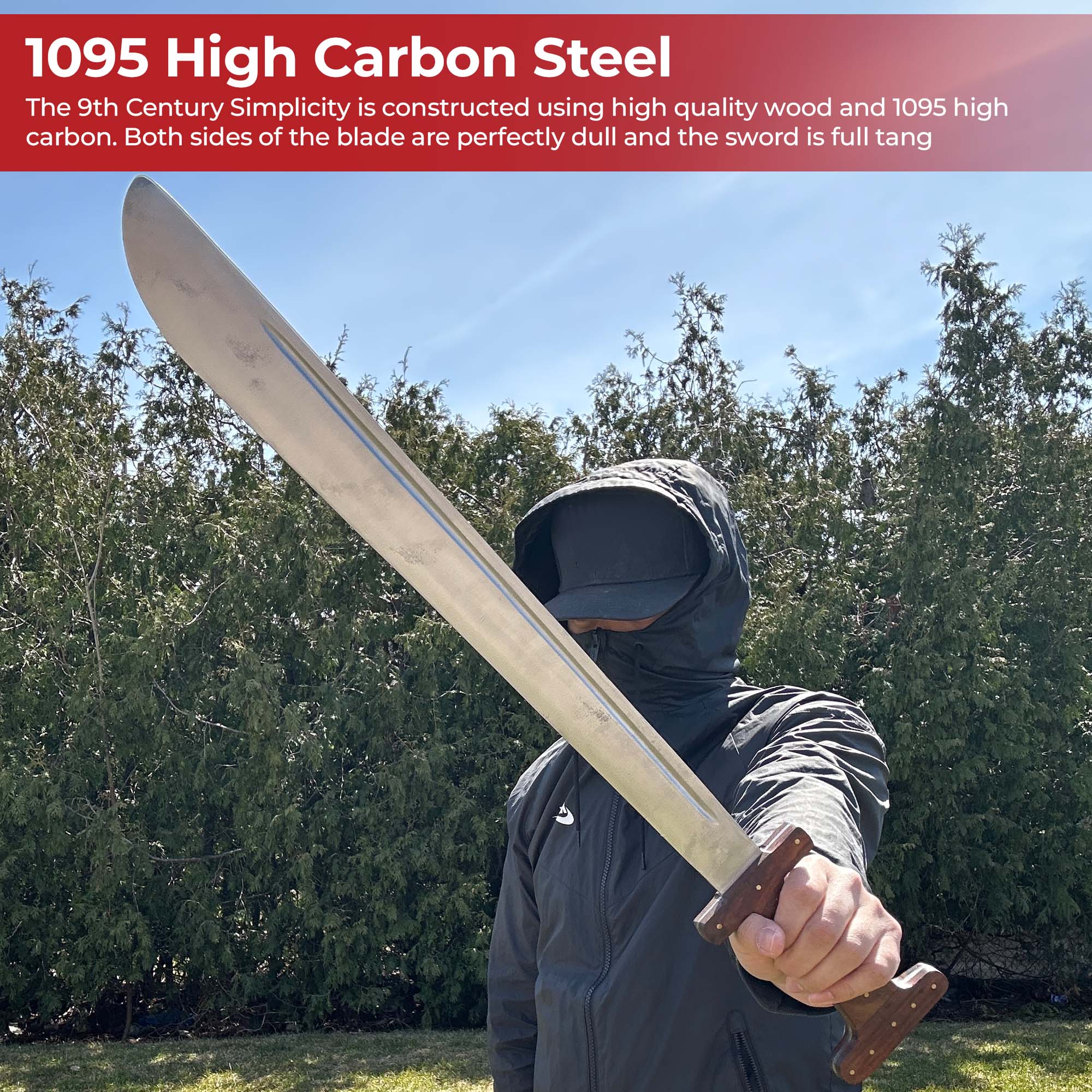 9th Century Simplicity Viking Peterson Type M Hilt Historical Replica Sword Swords - Tophatter Daily Deals