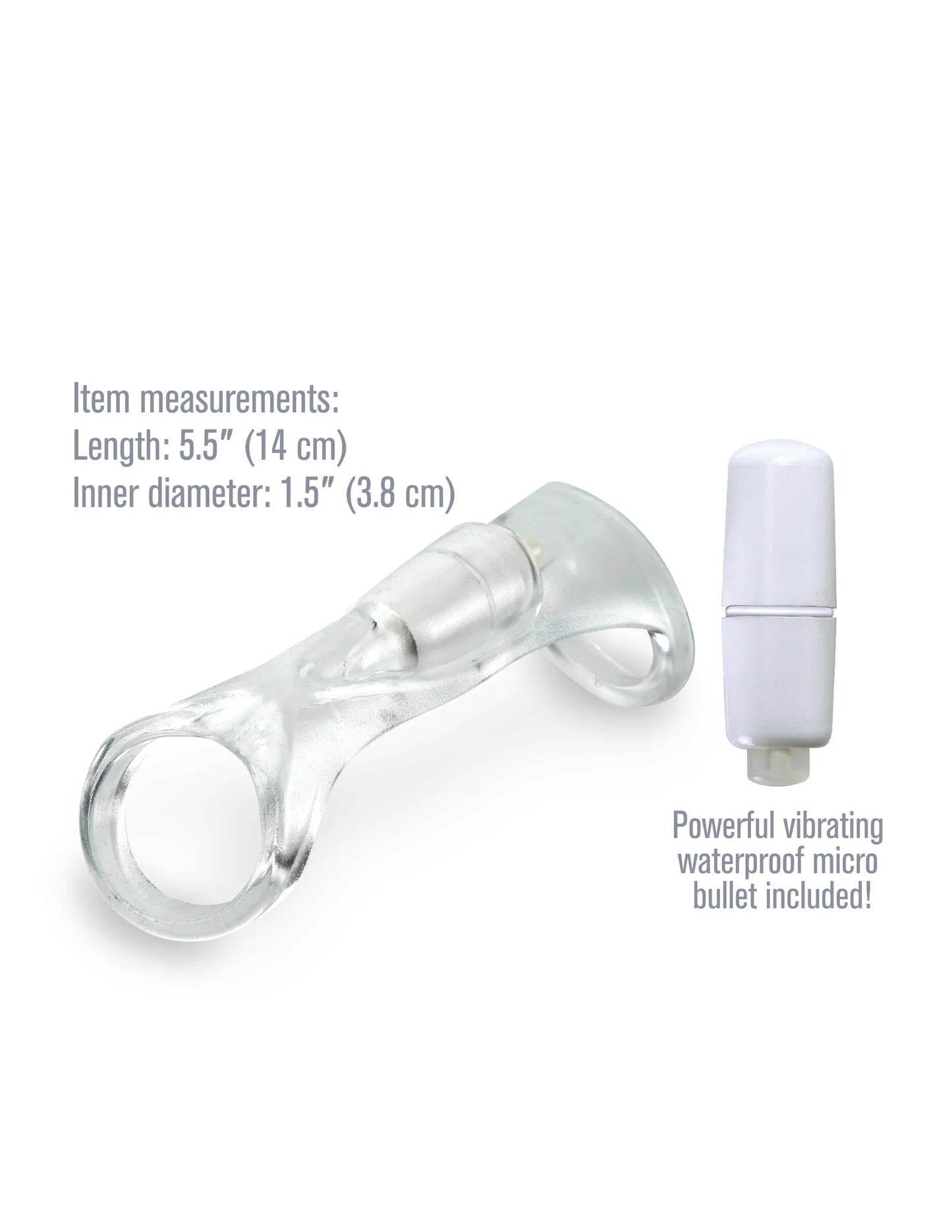 Fantasy X-Tensions Vibrating Cock Sling (Clear) – Vibrating Cock Sling > Cock Ring > Sling - Tophatter Daily Deals
