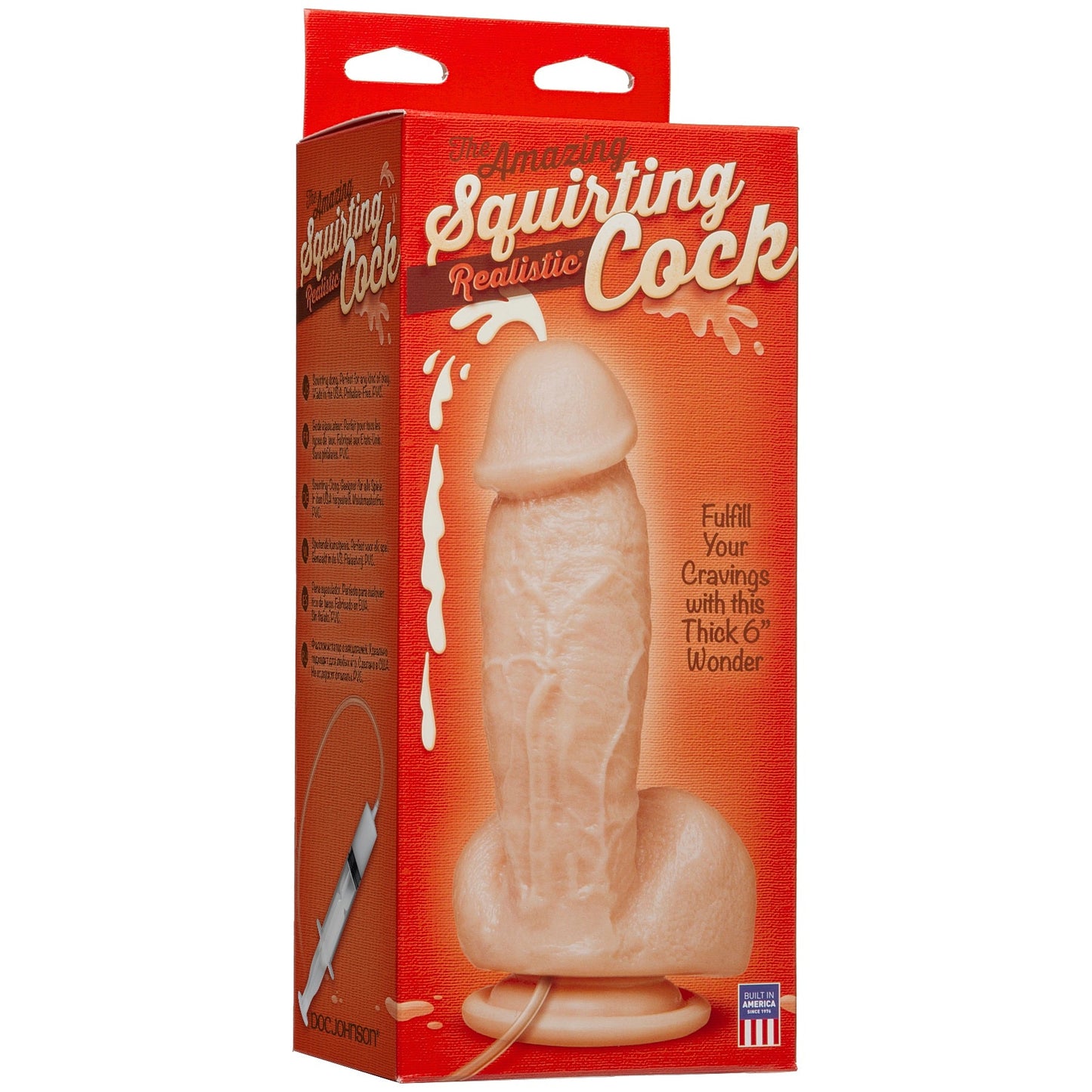 Realistic Squirting Dildo With Lifelike Texture – Realistic Waterproof Dildo > Dildos > Squirting Dildos - Tophatter Daily Deals