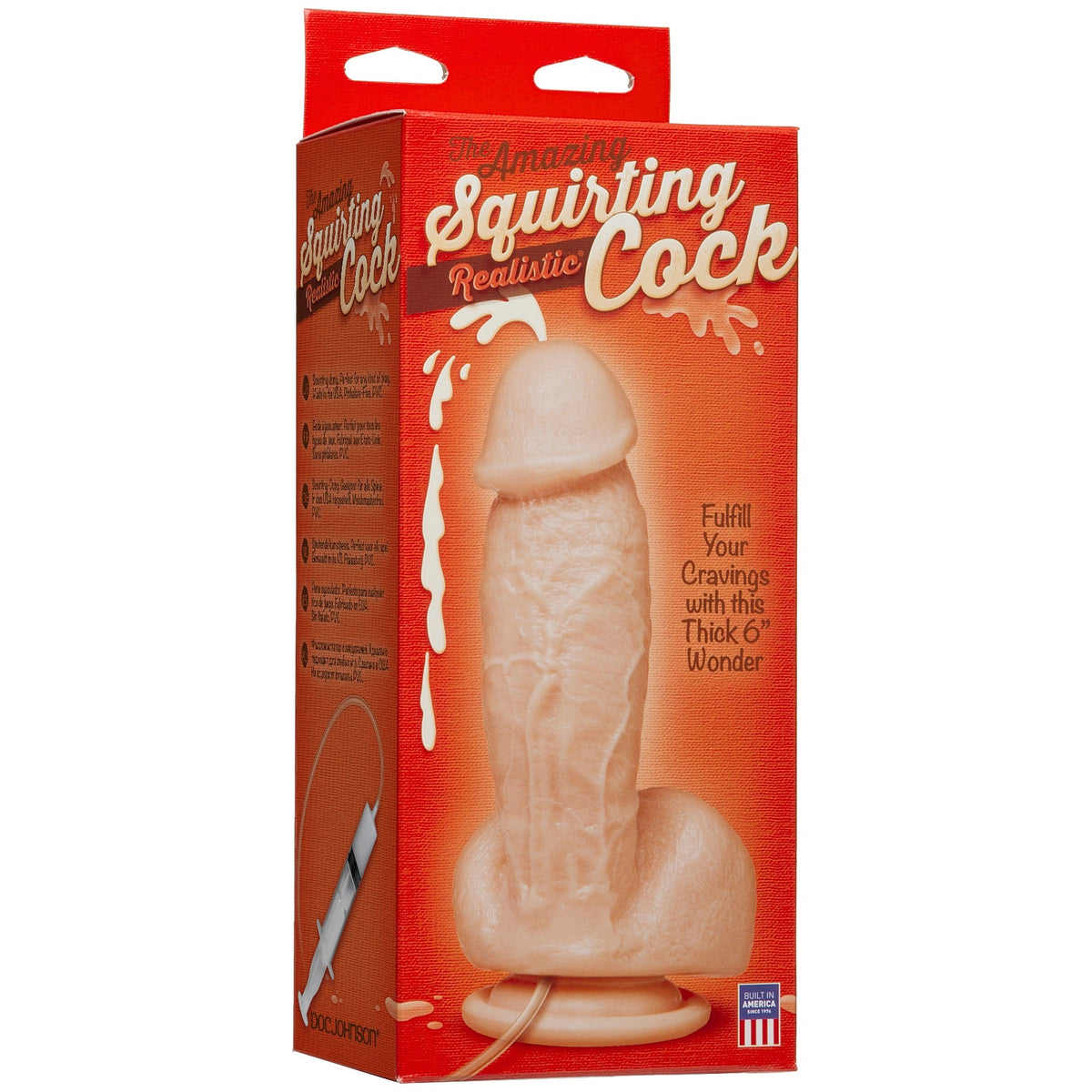 Realistic Squirting Dildo With Lifelike Texture – Realistic Waterproof Dildo > Dildos > Squirting Dildos - Tophatter Daily Deals