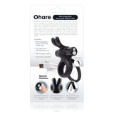 Charged Ohare – Rechargeable Double Cock Ring Rabbit Vibrator > Sex Toys > Couples Toys - Tophatter Daily Deals
