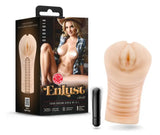 Enlust Georgia Male Masturbator with Bullet Vibrator – Premium Masturbator > Sex Toys For Men > Masturbators > Vibrating - Tophatter Daily Deals