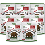 Bison Liver Crisps - 100% Grass-Fed/Finished Smoky Barbecue 8 Pack Health & Wellness - Tophatter Daily Deals