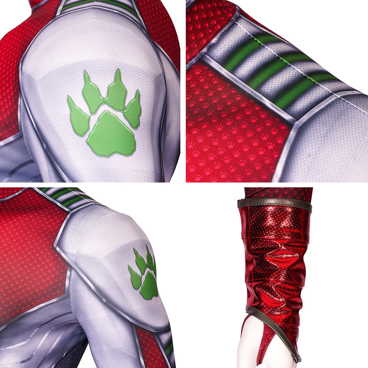 Halloween TT Beast Boy Jumpsuit Cosplay Costume Costume - Tophatter Daily Deals