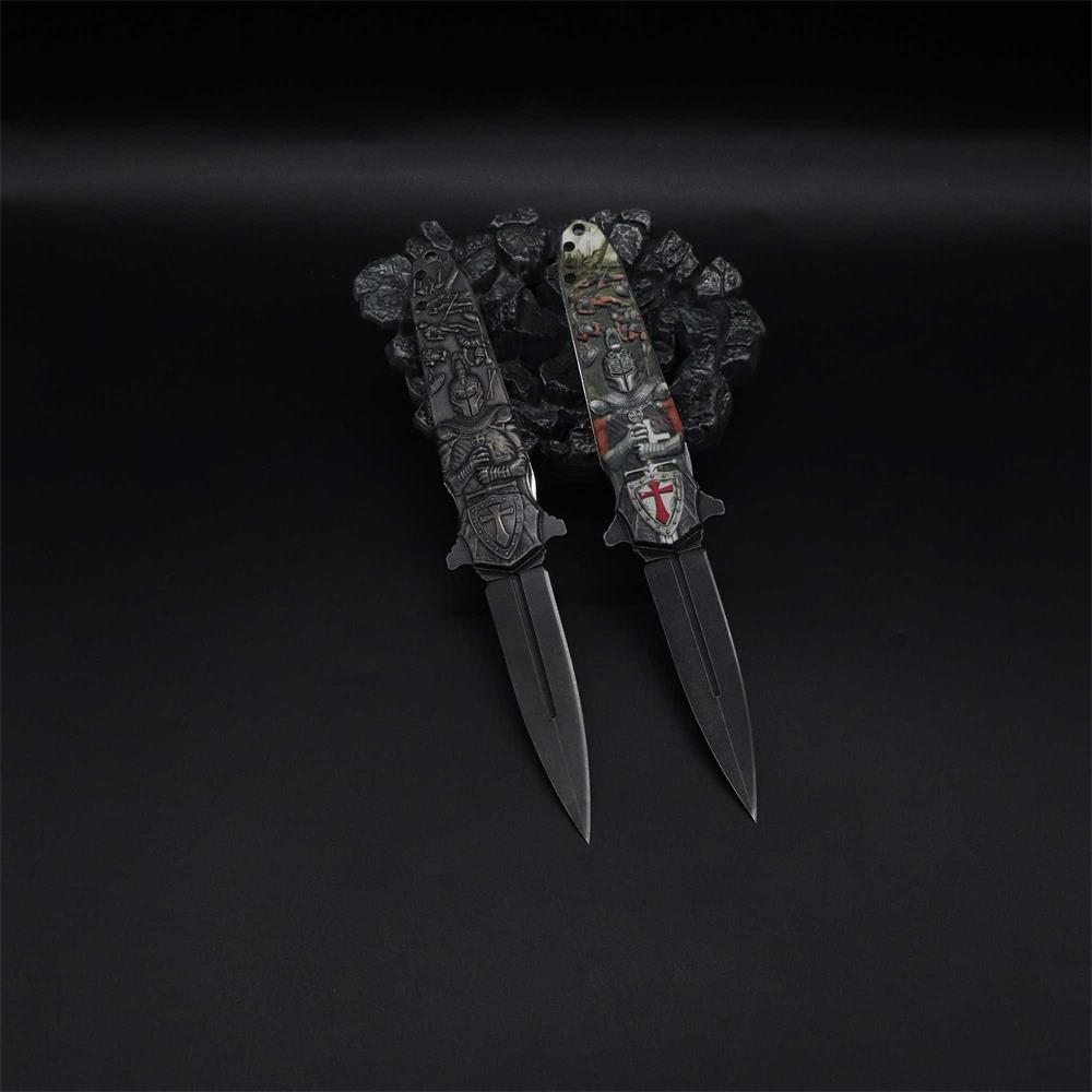 Crusades Knife Knights Templar Folding Knife - Tophatter Daily Deals