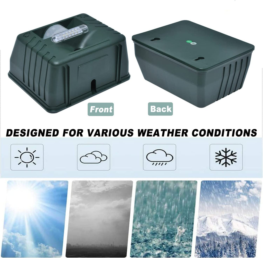 Ultrasonic Bird Repeller Outdoor Weatherproof Fall 2025 - Tophatter Daily Deals