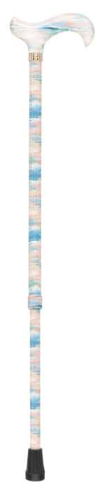 HD Pattern Designer Cane - Matching Handle & Shaft - Durable Adjustable Aluminum - Tophatter Daily Deals