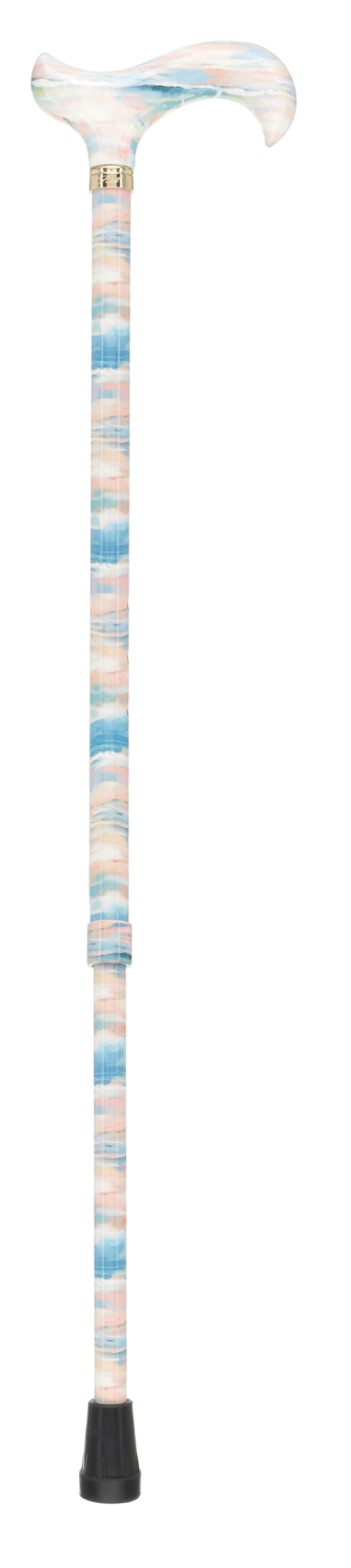 HD Pattern Designer Cane - Matching Handle & Shaft - Durable Adjustable Aluminum - Tophatter Daily Deals