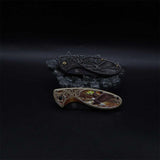 3D Sculpture Eagle Relief Folding Knife - Tophatter Daily Deals
