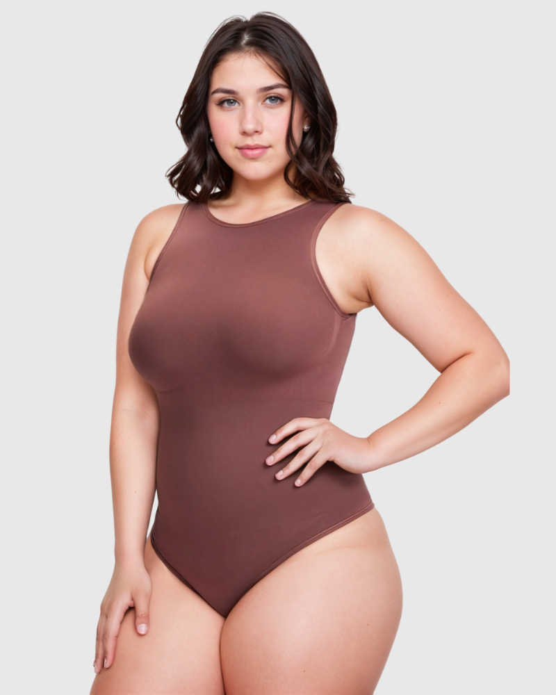 Revenge Body Buttercream Thong Bodysuit Mocha Bodysuit - Tophatter Daily Deals