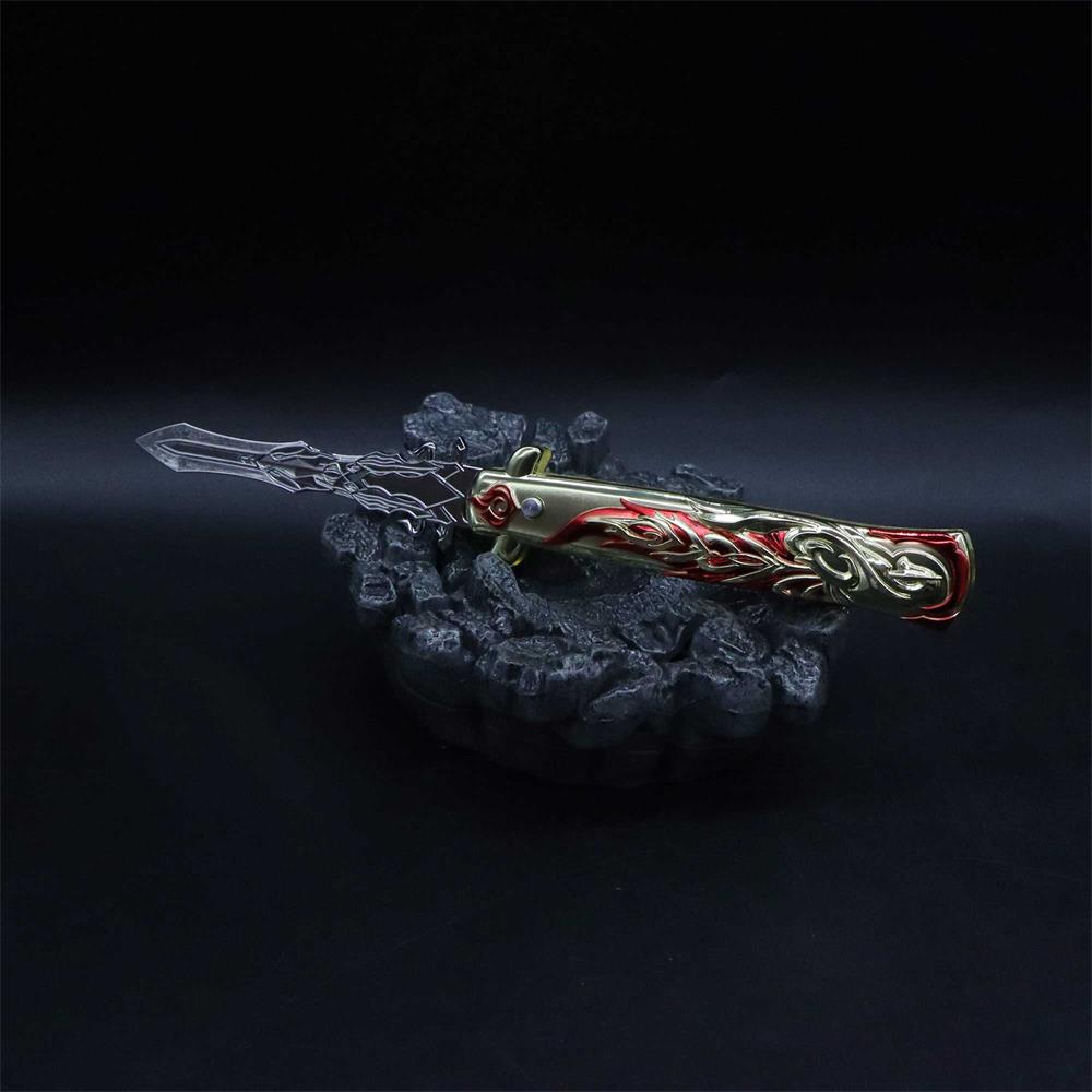 Staff of Homa Game Folding Knife Trainer Replica - Tophatter Daily Deals