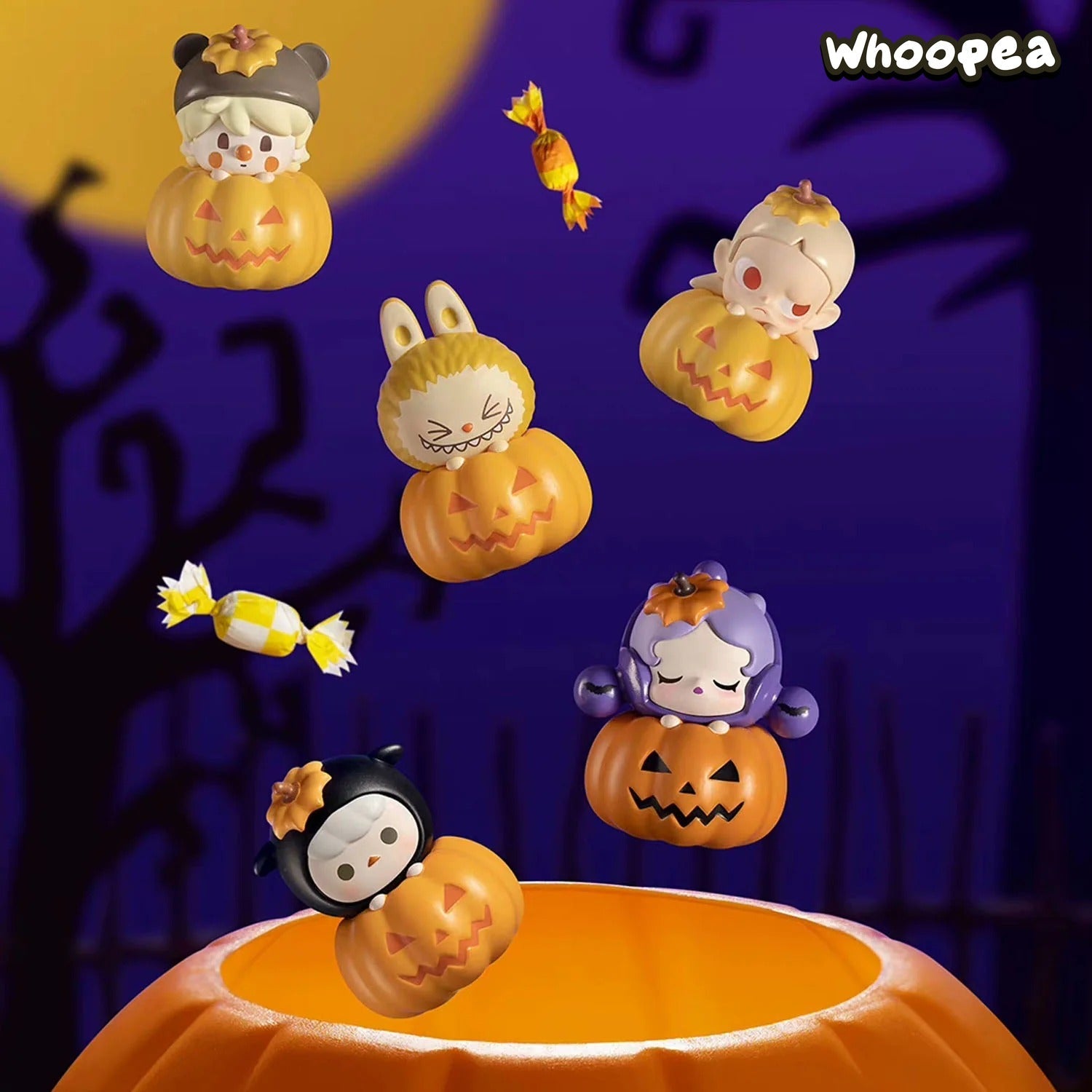 POP BEAN Pumpkin Halloween Series Mini Figures - Tophatter Daily Deals