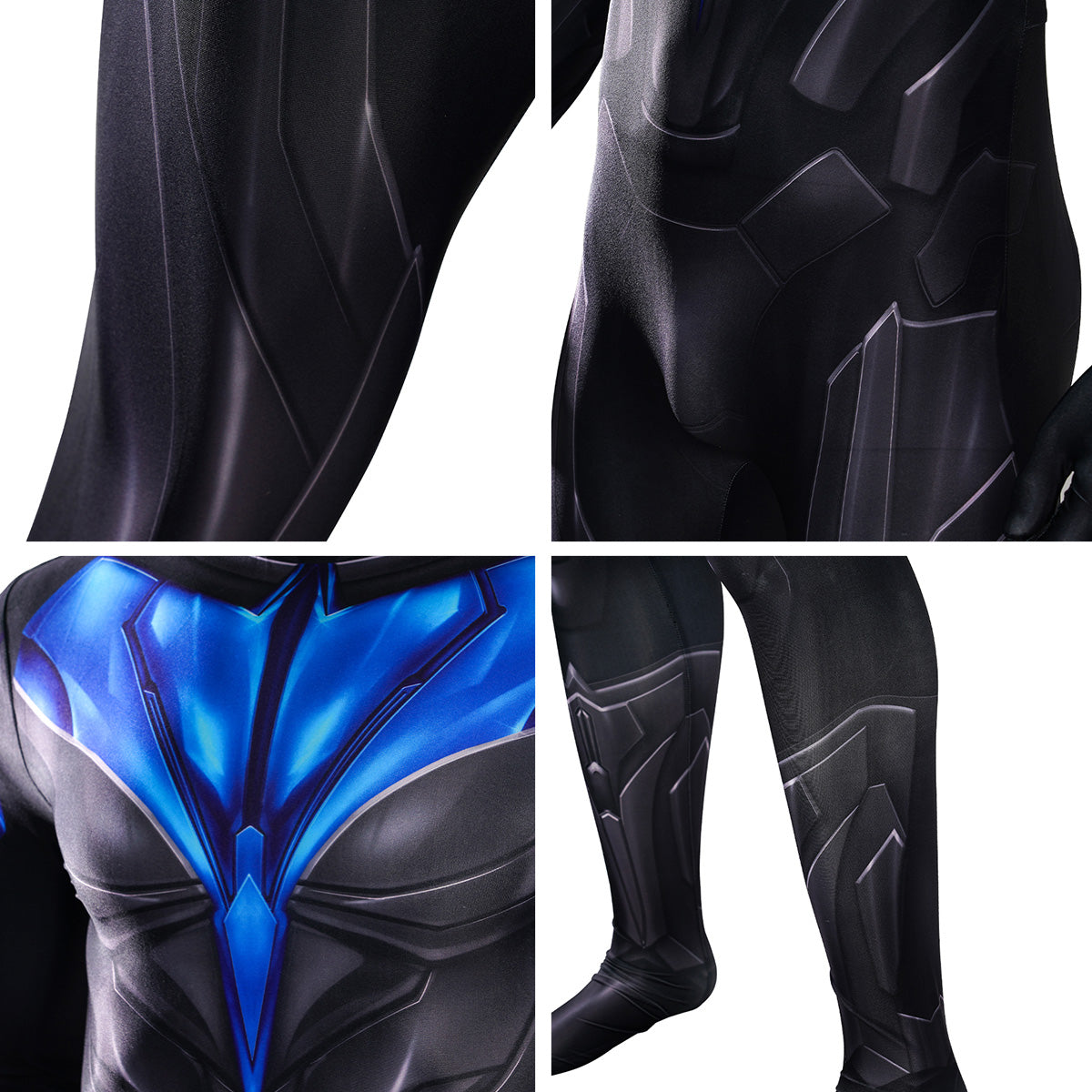 Halloween TT Nightwing Jumpsuit Cosplay Costume Costume - Tophatter Daily Deals