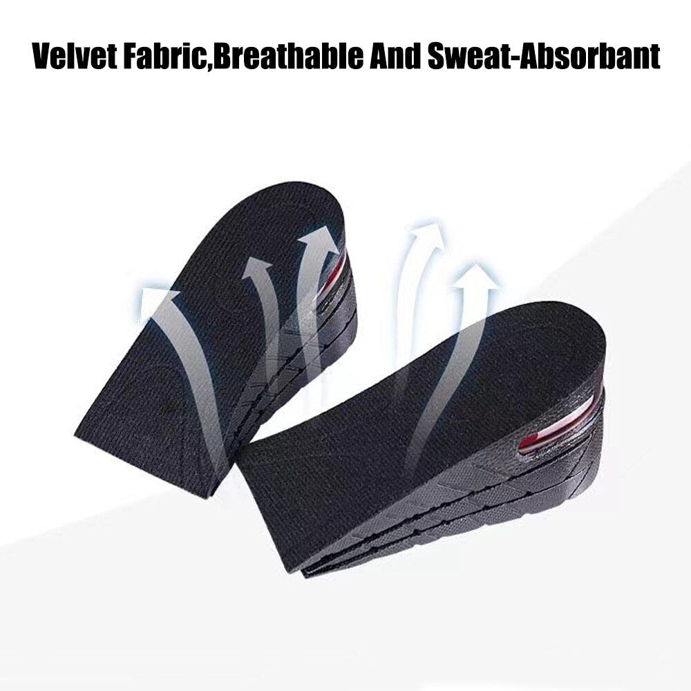 Height Increase Insoles Adjustable Shoe Lifts 9cm Comfort - Tophatter Daily Deals