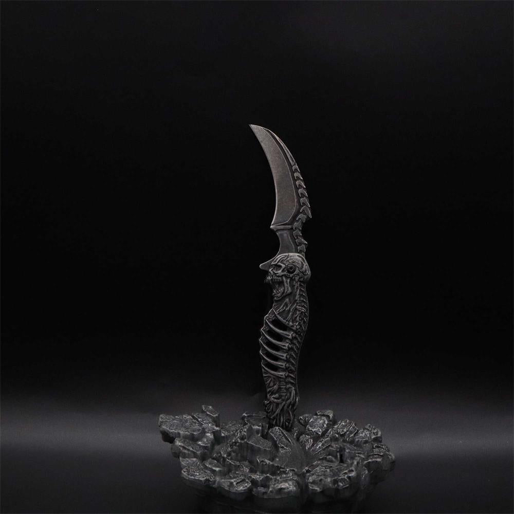 Cool Skull Folding Knife Tool - Tophatter Daily Deals