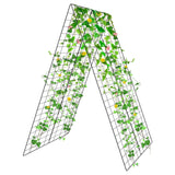 2 Pieces Foldable A-Frame Trellis Plant Supports with Twist Ties Garden & Patio - Tophatter Daily Deals