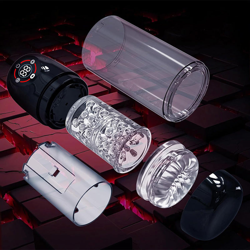 Poseidon - 7 Sucking Rotating Licking Male Stroker Bath Masturbator Masturbation Cup - Tophatter Daily Deals