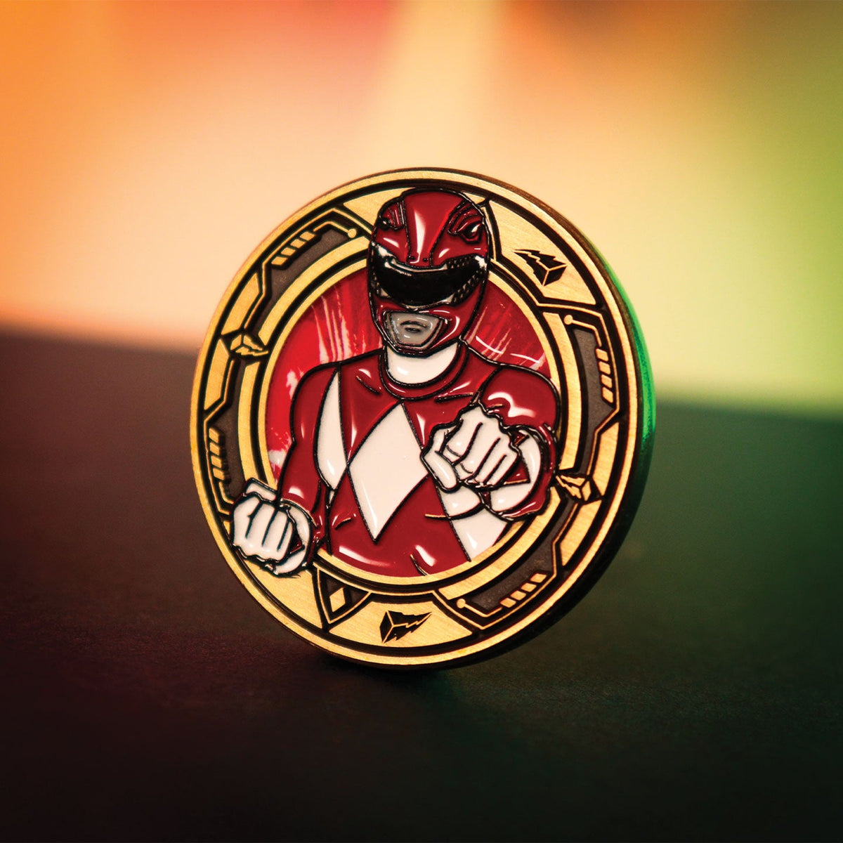 Power Rangers – Limited Edition Red Ranger Coin Replica Coin - Tophatter Daily Deals