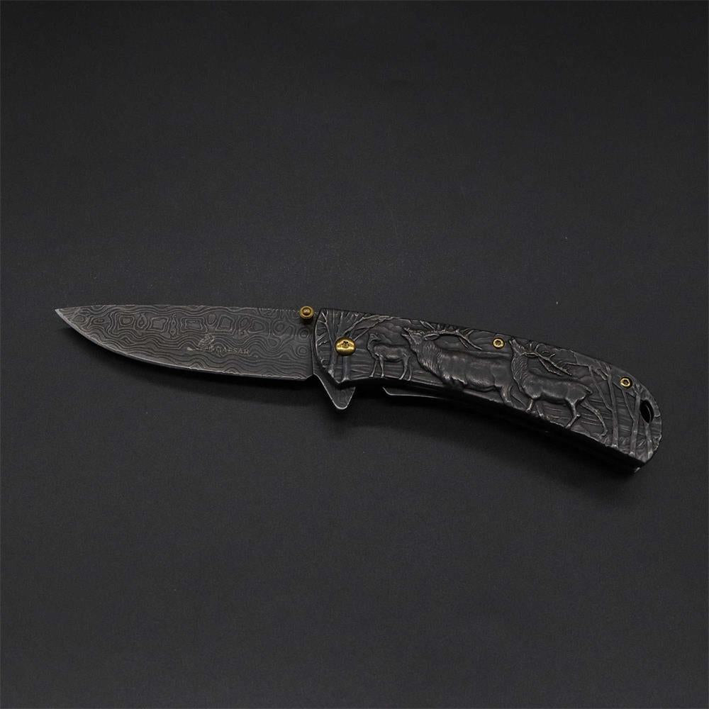 Fantastic Deer Family Folding Knife - Tophatter Daily Deals