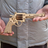 Revolver Wooden Model Kit S&W Gun - Tophatter Daily Deals