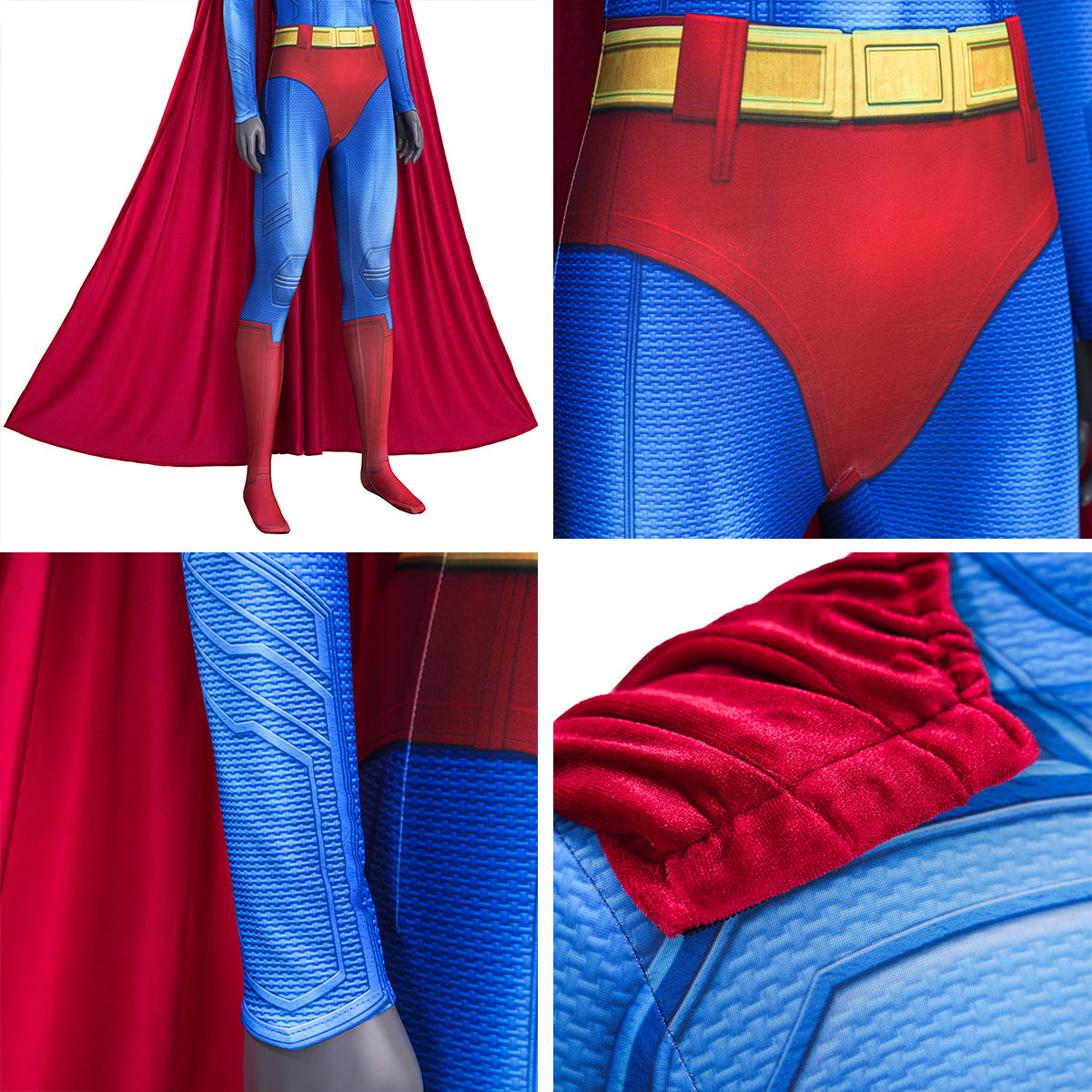 Superheroine Super Woman Jumpsuit Cosplay Costume Costume - Tophatter Daily Deals