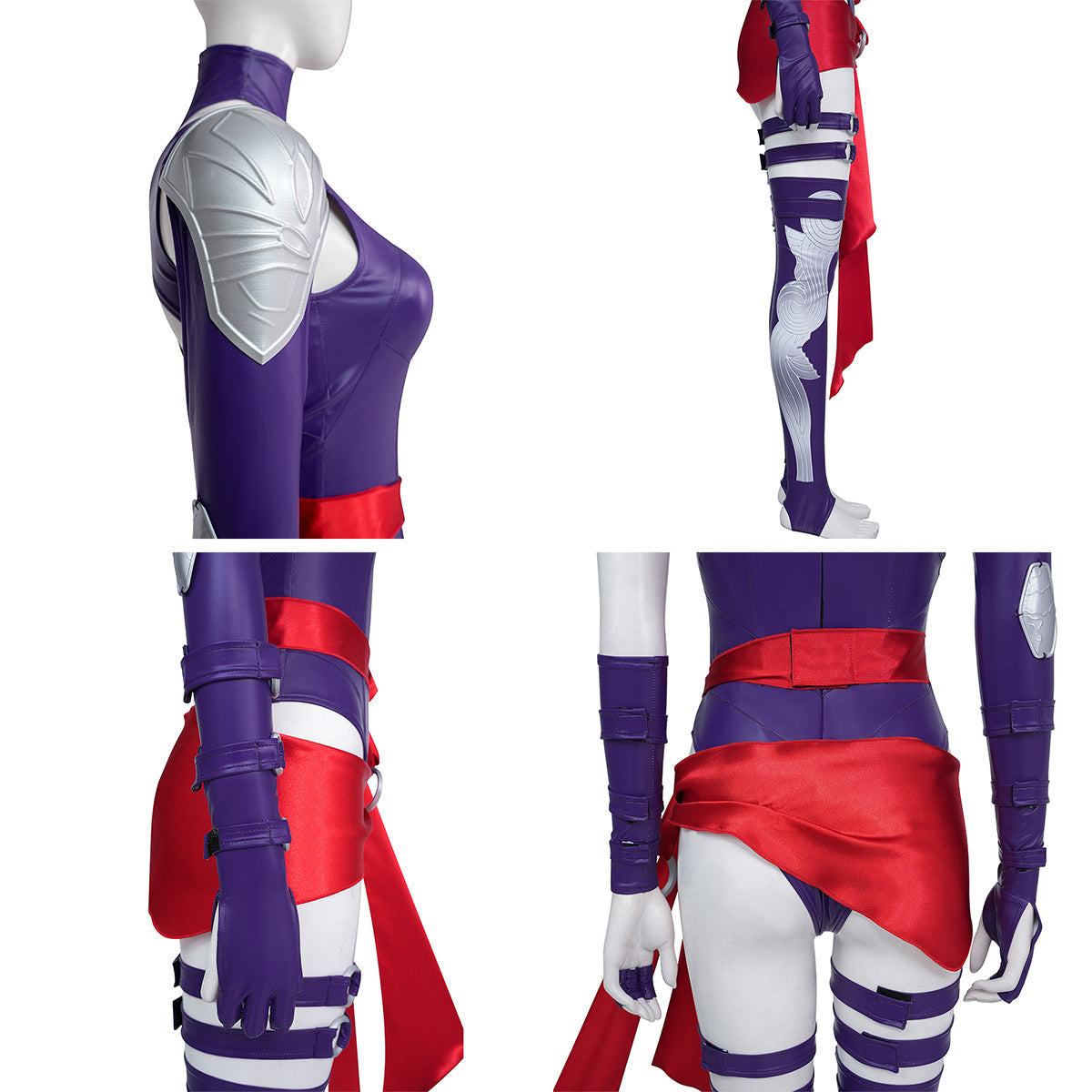 MAV Rivals Vengeance Psylocke Artificial Leather Cosplay Costume Costume - Tophatter Daily Deals
