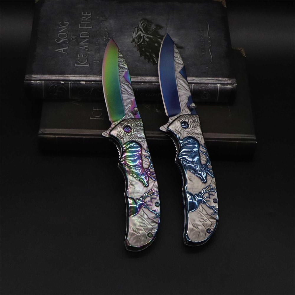 Fantastic Reindeer Folding Knife - Tophatter Daily Deals