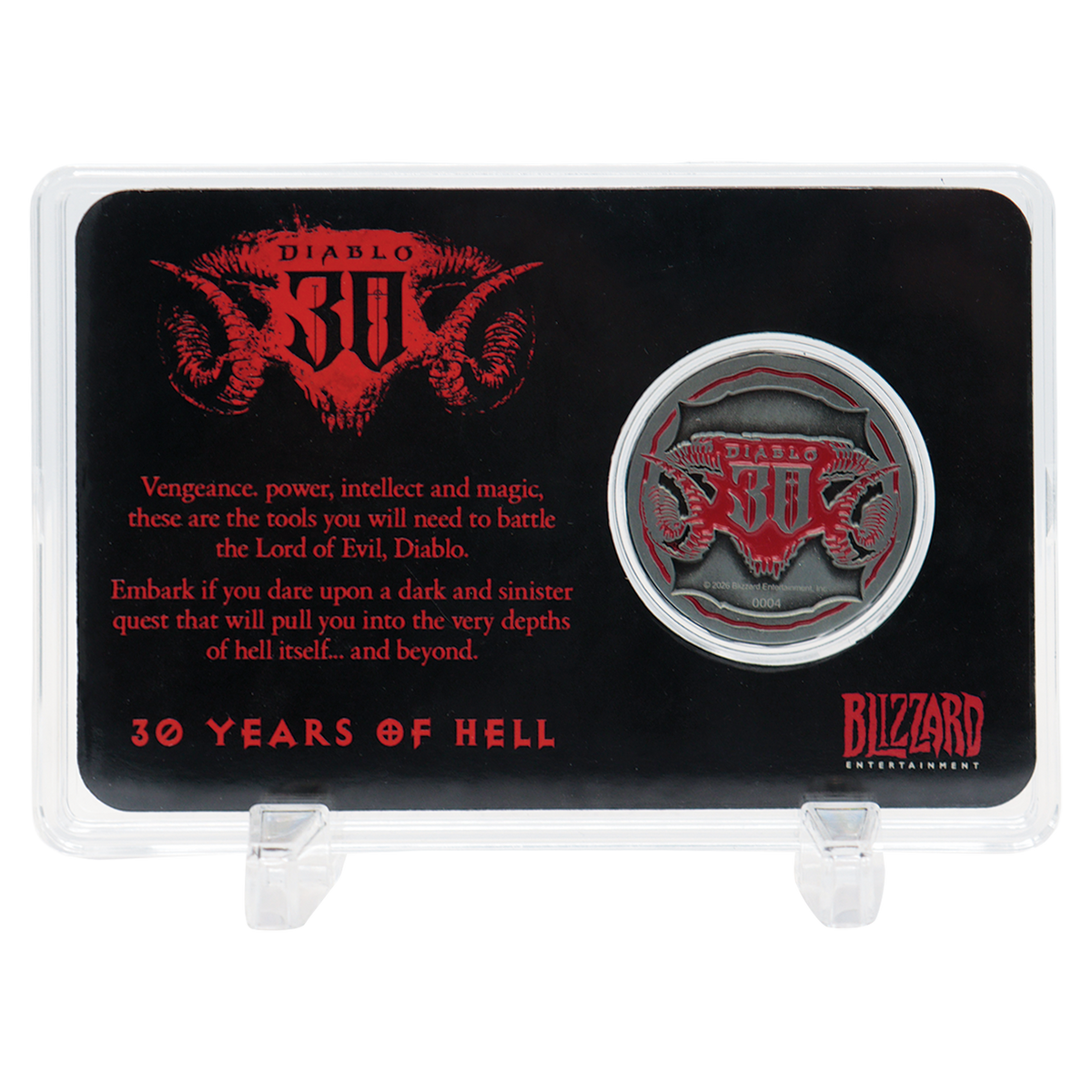 Diablo - Limited Edition 30th Anniversary Presentation Coin Replica Coin - Tophatter Daily Deals