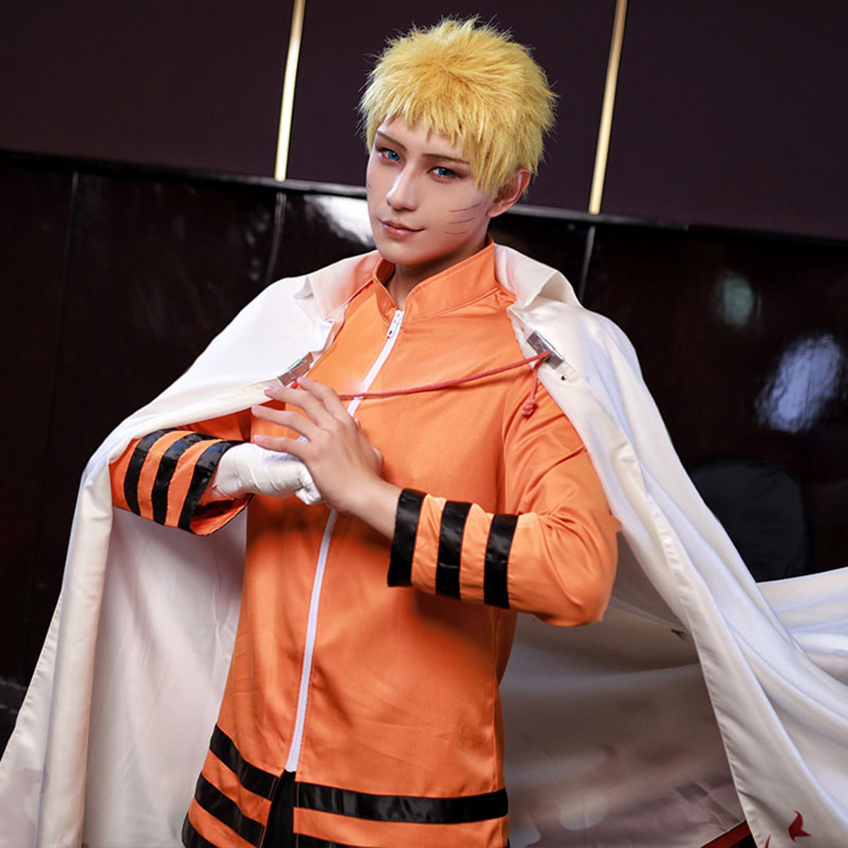 Naruto Uzumaki Seventh Hokage Cape Cosplay Costume Costume - Tophatter Daily Deals