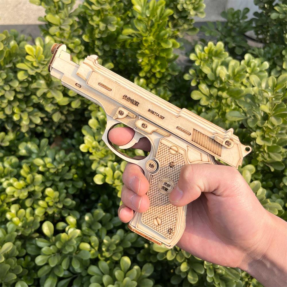 Beretta M92F Wooden Model Pistol - Tophatter Daily Deals