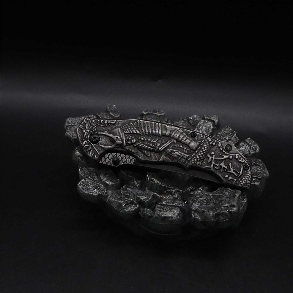 3D Samurai Sculpture Folding Knife - Tophatter Daily Deals