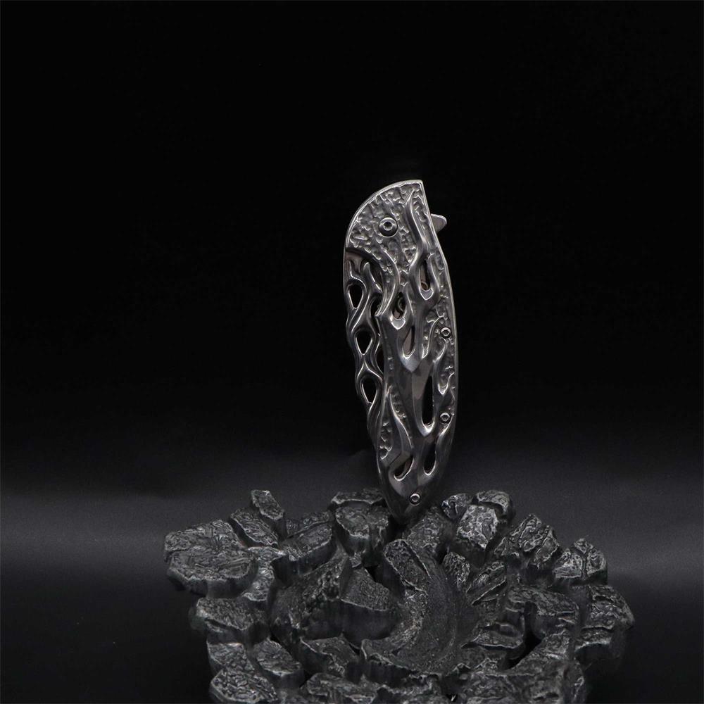 Fantastic Flame Shape Folding Knife - Tophatter Daily Deals