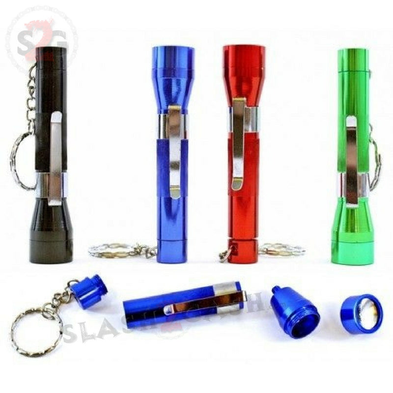 Flashlight Pipe Conceal Metal Bowl - Convertible Hidden Smoking Pipe Smoking Accessories - Tophatter Daily Deals