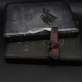 Damascus Steel Nepal Knife With Leather Case - Tophatter Daily Deals