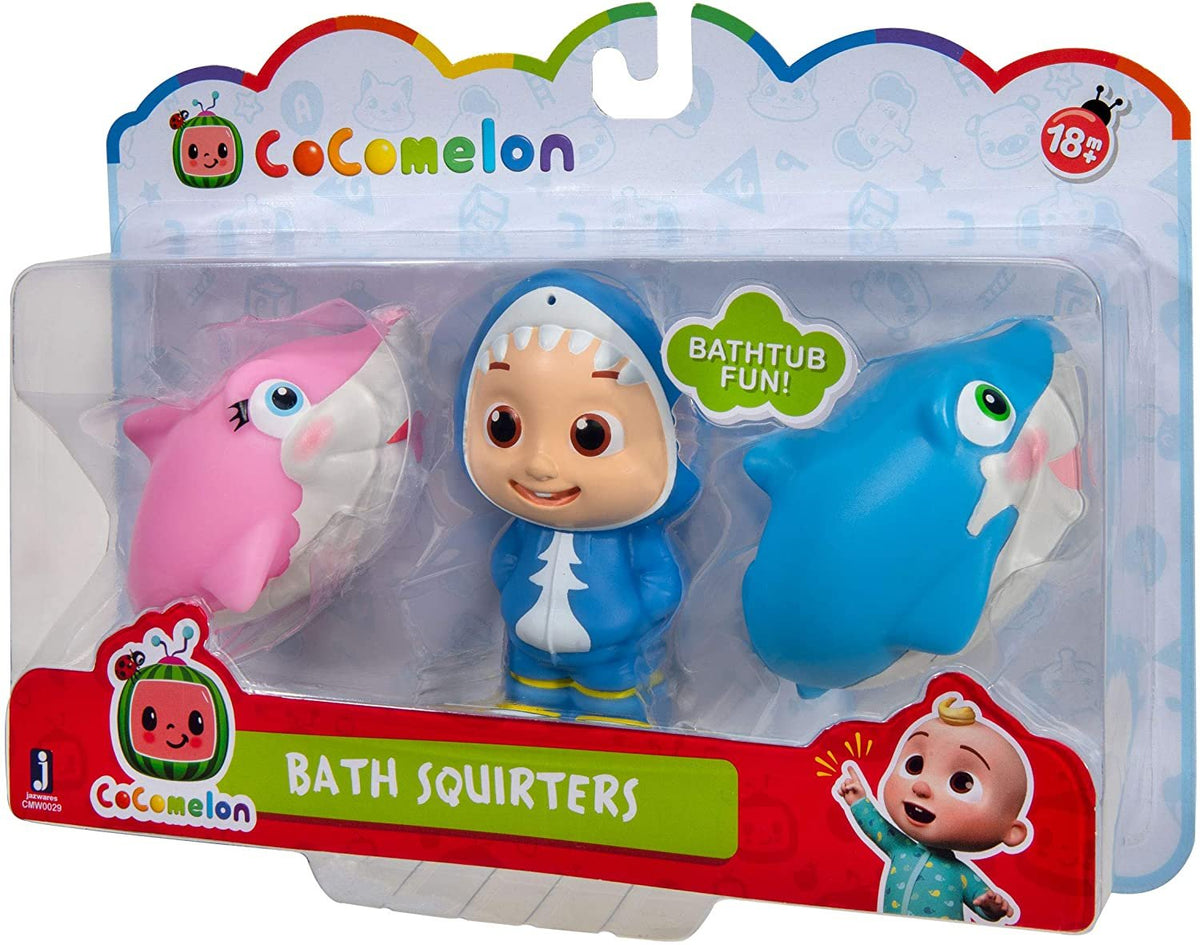 CoComelon 3-Pack Bath Squirter Toys - Fun and Colorful Water Play for Toddlers Toys & Games - Tophatter Daily Deals
