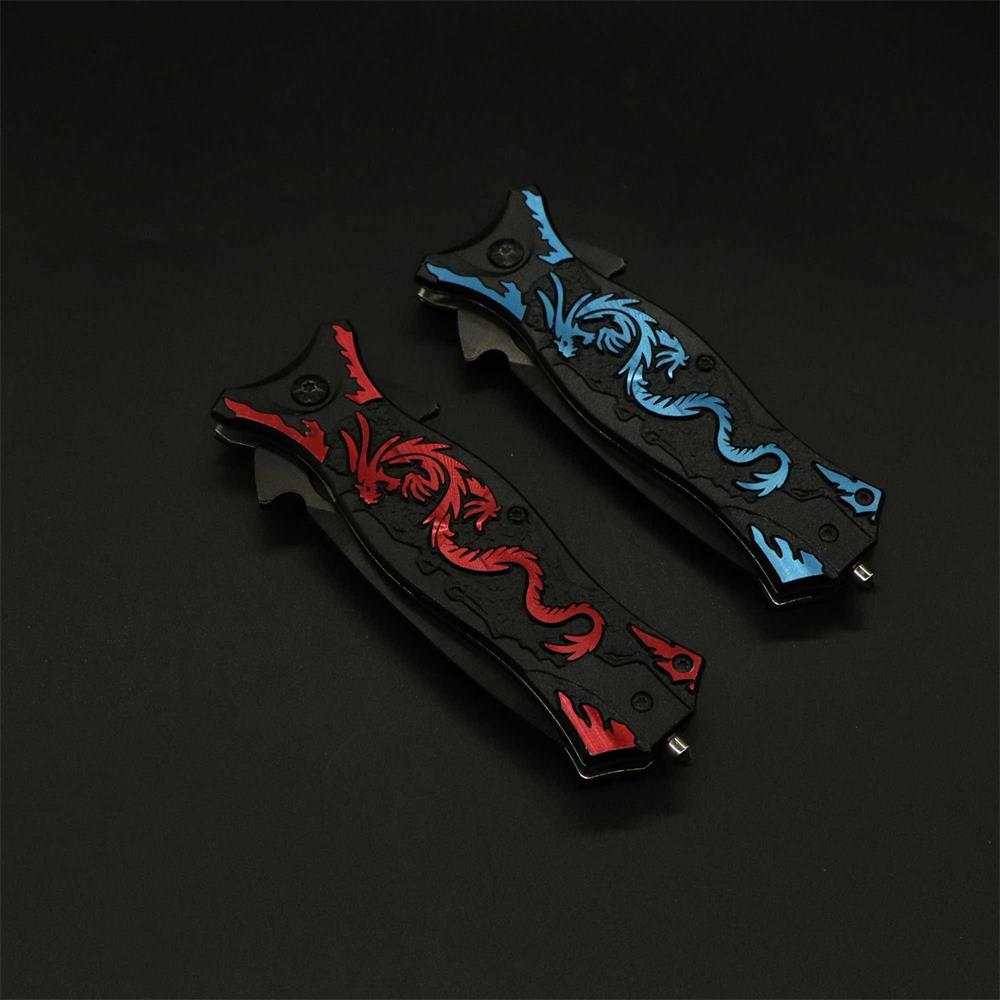 Dragon Totem Skeleton Folding Knife - Tophatter Daily Deals