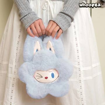 THE MONSTERS Labubu Classic Series-Plush Flower Bag - Tophatter Daily Deals