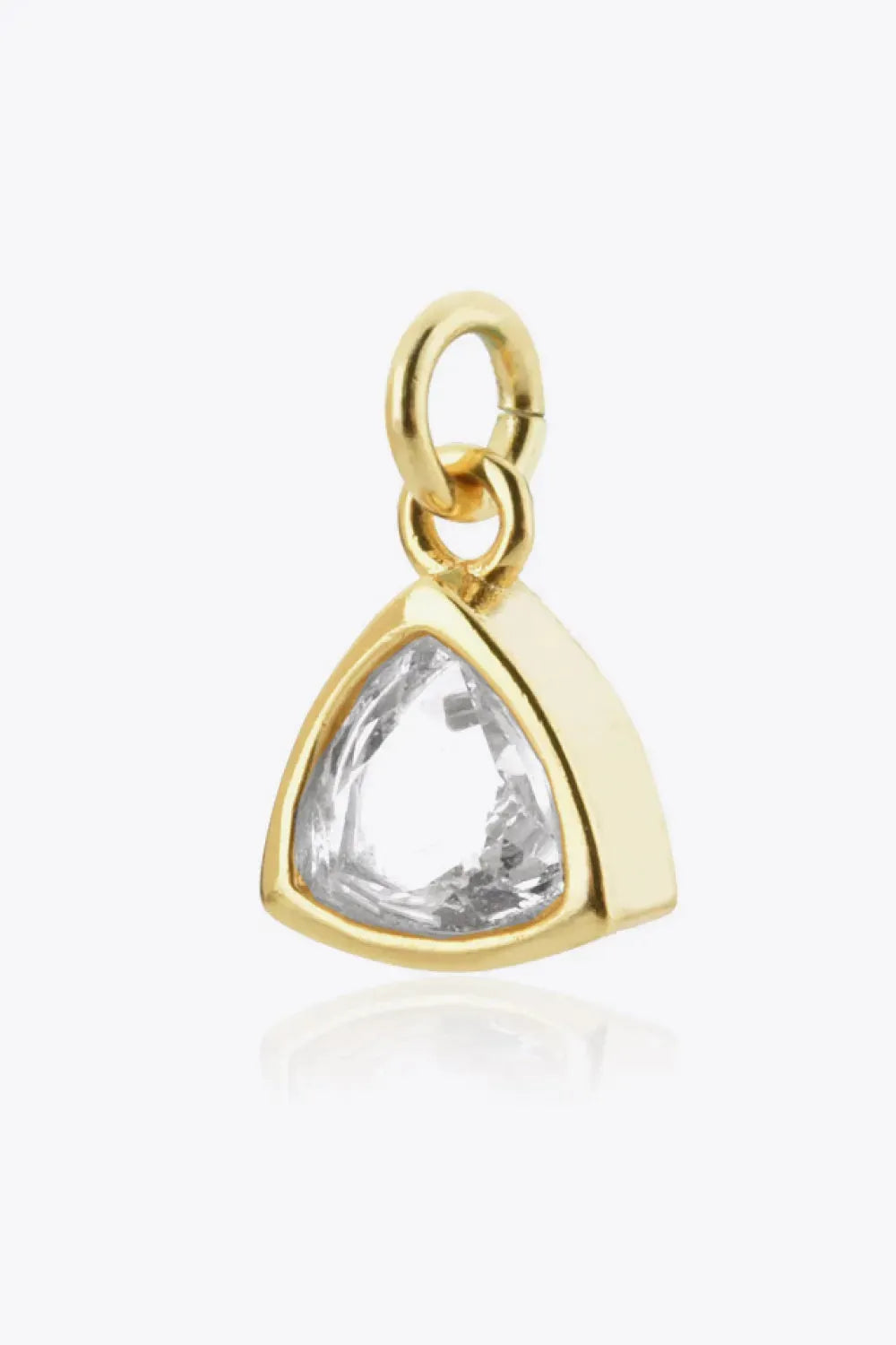 925 Sterling Silver Birthstone Pendant White One Size Necklaces - Tophatter Daily Deals