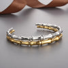 Stainless Steel Bamboo Shape Bracelet Bracelets - Tophatter Daily Deals