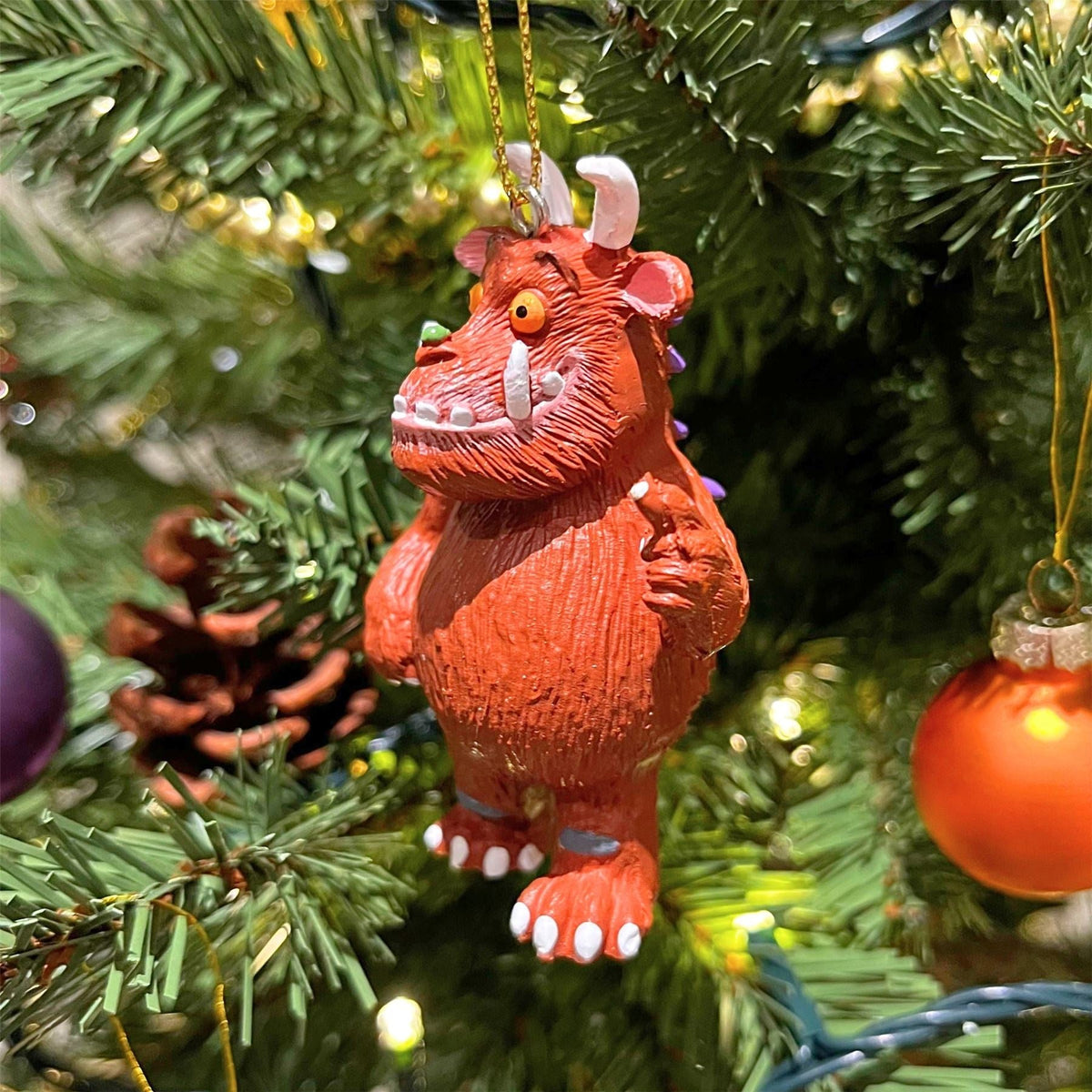 Gruffalo Christmas Tree Decoration | 3D Resin Storybook Character Ornament 7cm Baubles - Tophatter Daily Deals