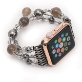 Agate Crystal Watch Band Jewelry Sports Grey agate 0 - Tophatter Daily Deals