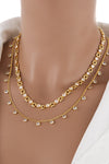 Zircon Decor Copper Necklace Necklaces - Tophatter Daily Deals