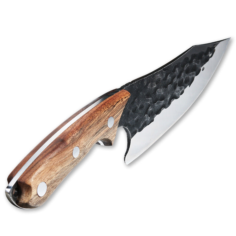 7 Inch Hand Forged Stainless Steel Kitchen Knife 0 - Tophatter Daily Deals