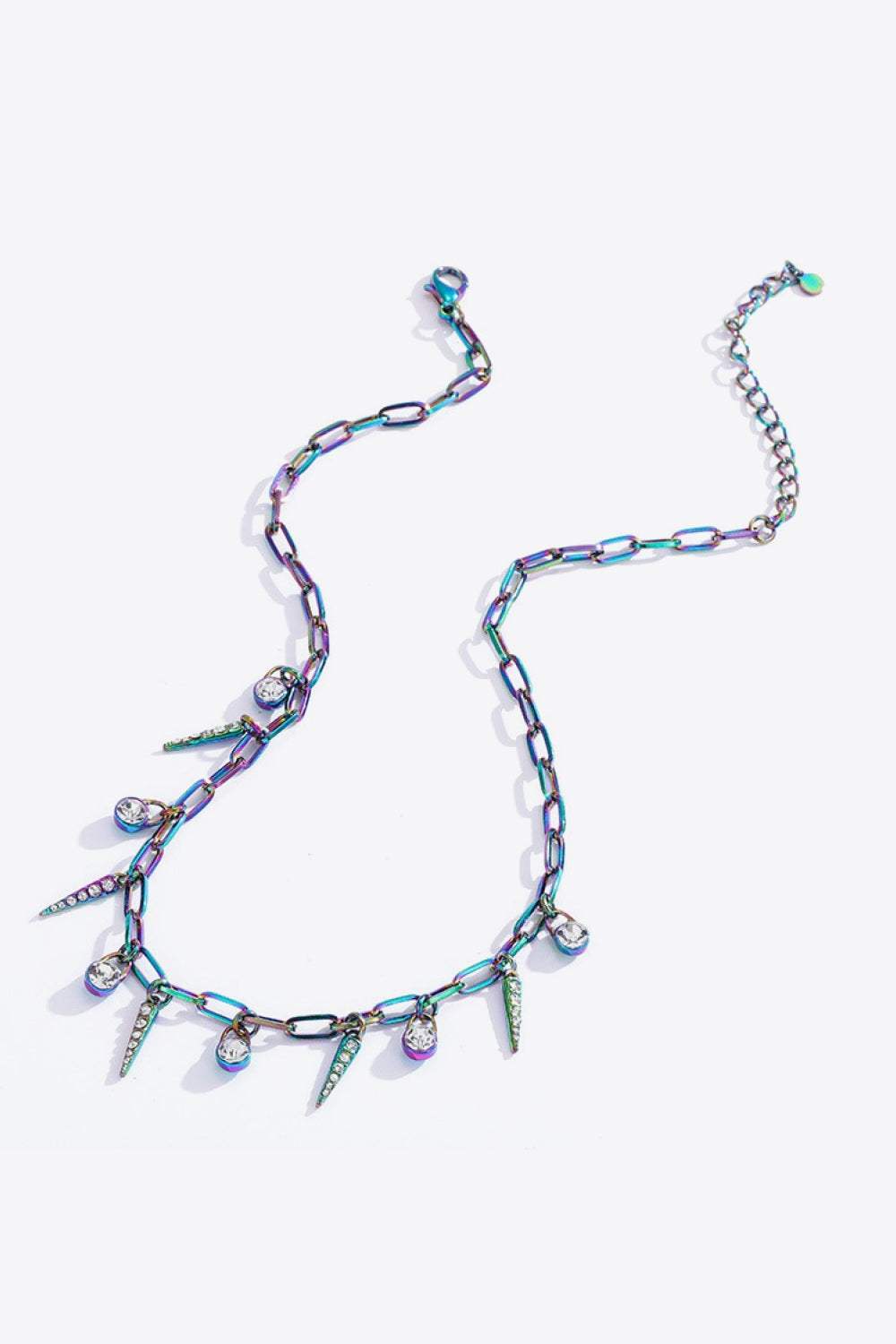 Colorful Multi-Charm Necklace Necklaces - Tophatter Daily Deals